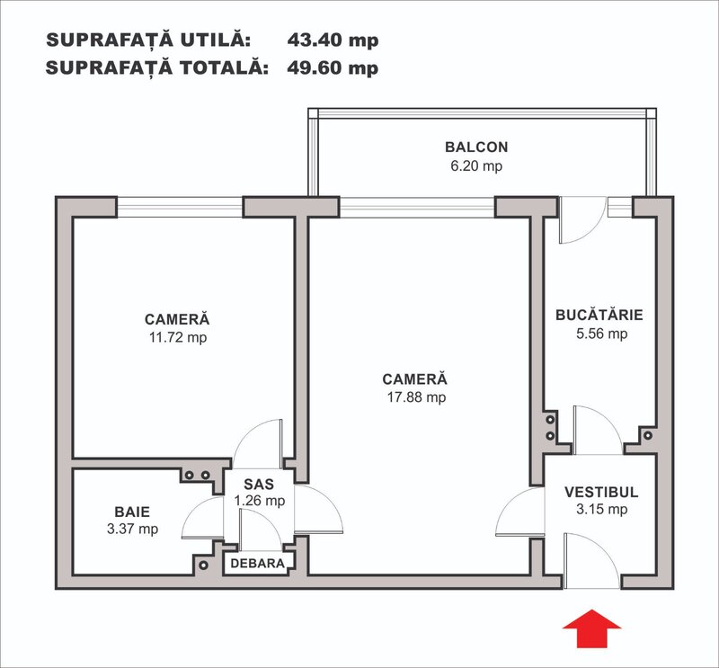 Campia Libertatii, Parc Gheorghe Petrascu, apartament 2 camere.